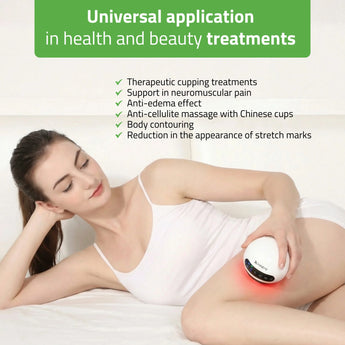 AirBubble electric cupping device, magnetotherapy, red light therapy