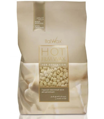 ItalWax HOT FILM WAX IN BEADS, white chocolate 1kg